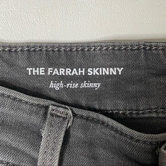 Adriano Goldschmeid | Gray Denim High Rise Farrah Skinny Jeans - Picture 3 of 8